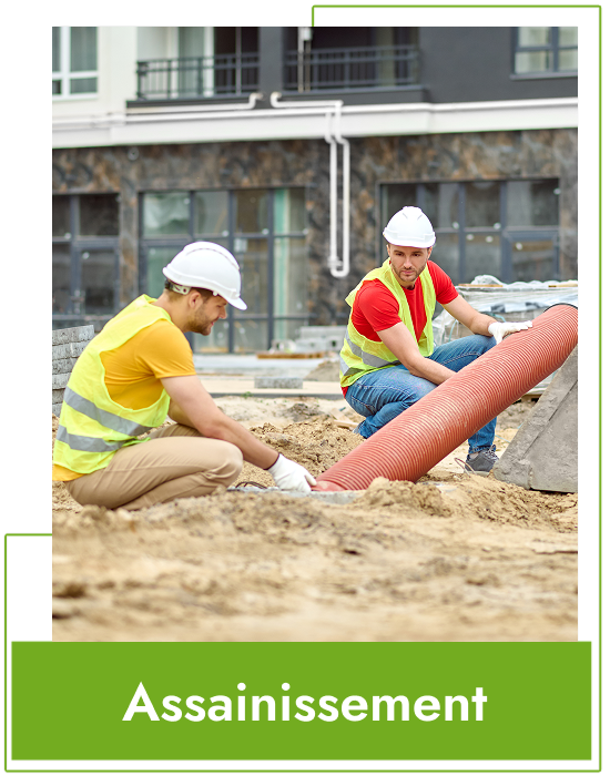 Travaux d’assainissement